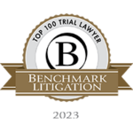 Benchmark Top 100 Trial Lawyer 2023 Badge